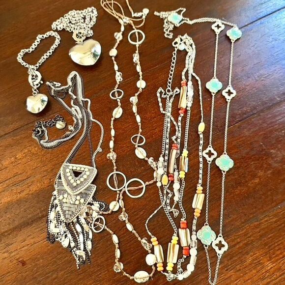 Designer jewelry Necklace Lot bundle - Heart Necklace & Bracelet - Picture 2 of 7